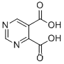 Molecular Structure of 54001-63-7 (4,5-Pyrimidinedicarboxylic acid (9CI))